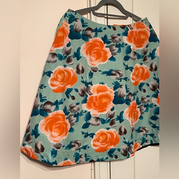 Marc By Marc Jacobs Floral Skirt - Orange and Blue - Picture 4 of 9